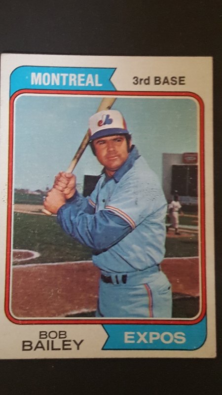 1974 Topps #97 Bob Bailey: VG+ Condition