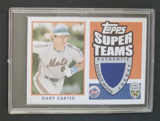 2002 Topps Super Teams Relics #STRGC Gary Carter Jsy 2 (1 of 1)