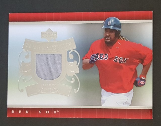 2006 Upper Deck UD Game Materials #MR Manny Ramirez (1 of 1)