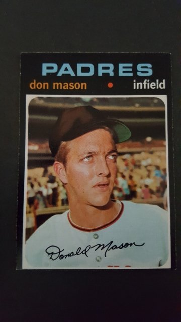 1971 Topps #548 Don Mason: EX Condition