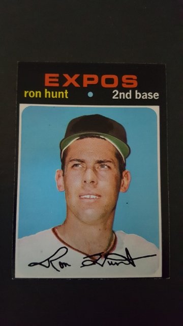 1971 Topps #578 Ron Hunt (1 of 1)