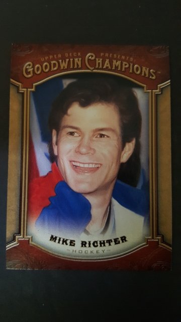 2014 Upper Deck Goodwin Champions #20 Mike Richter (1 of 1)