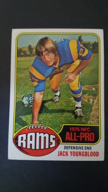 1976 Topps #310 Jack Youngblood All-Pro (1 of 1)
