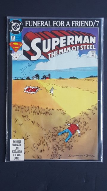 DC Comics Superman Man Of Steel #21: EX Condition