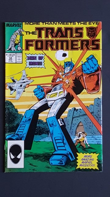 Marvel Comics Tramsformers #34 (1 of 1)