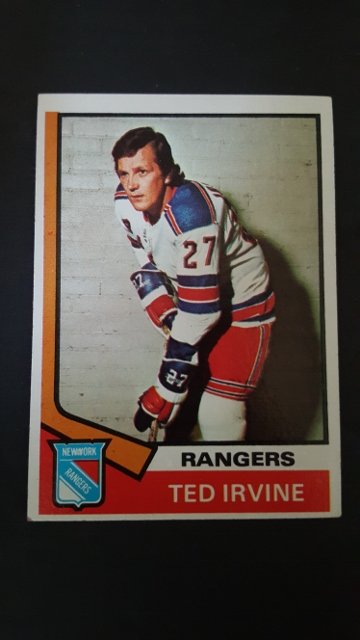 1974-75 Topps #264 Ted Irvine: EX Condition