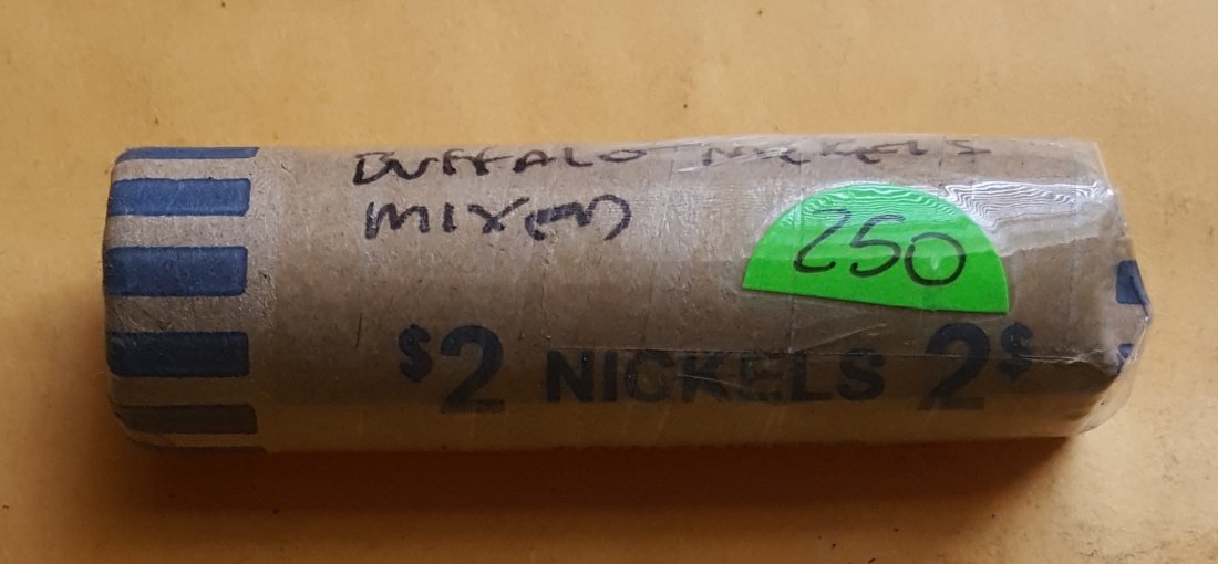 Roll Unsearched Buffalo Nickels (1 of 1)