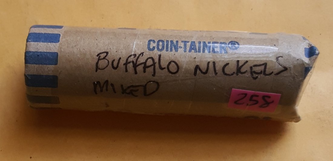 Roll Unsearched Buffalo Nickels (1 of 1)