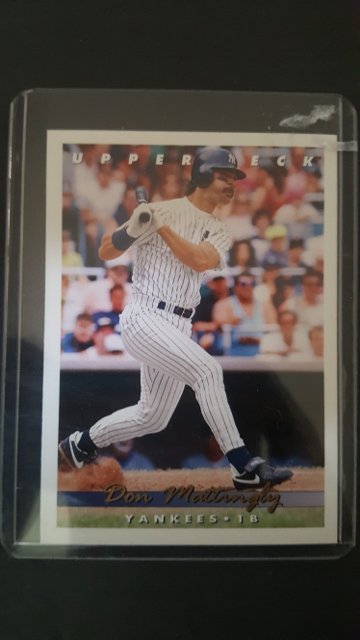 1993 Upper Deck #134 Don Mattingly (1 of 1)