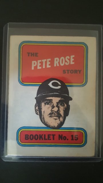 1970 Topps Booklets #15 Pete Rose (1 of 1)