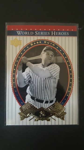 2002 Upper Deck World Series Heroes #80 Babe Ruth (1 of 1)