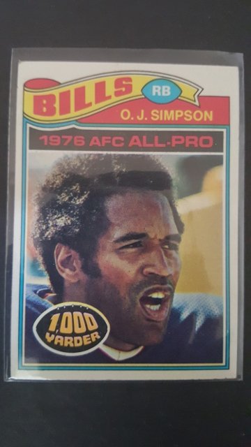 1977 Topps #100 O.J. Simpson All-Pro (1 of 1)