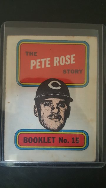 1970 Topps Booklets #15 Pete Rose (1 of 1)