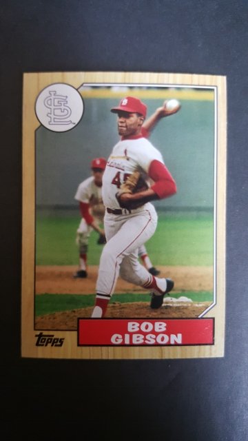 2012 Topps 1987 Topps Minis #TM86 Bob Gibson: NM Condition