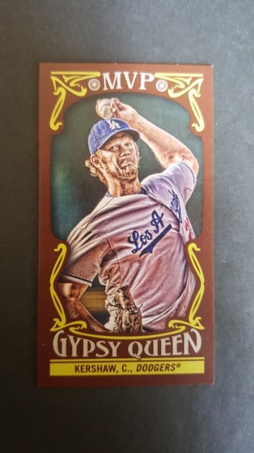 2016 Topps Gypsy Queen MVP Minis #MVPMCK Clayton (1 of 1)