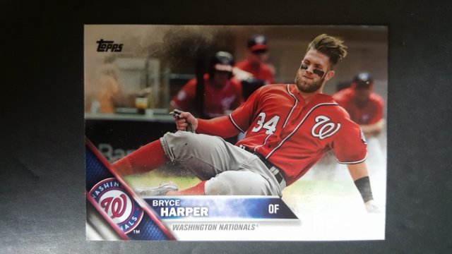 2016 Topps #100A Bryce Harper (1 of 1)