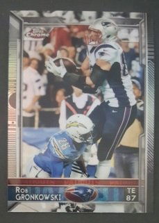 2015 Topps Chrome #10 Rob Gronkowski (1 of 1)