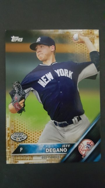 2016 Topps Pro Debut Gold #144 Jeff Degano (1 of 1)