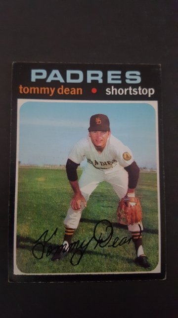 1971 Topps #364 Tommy Dean: VG Condition
