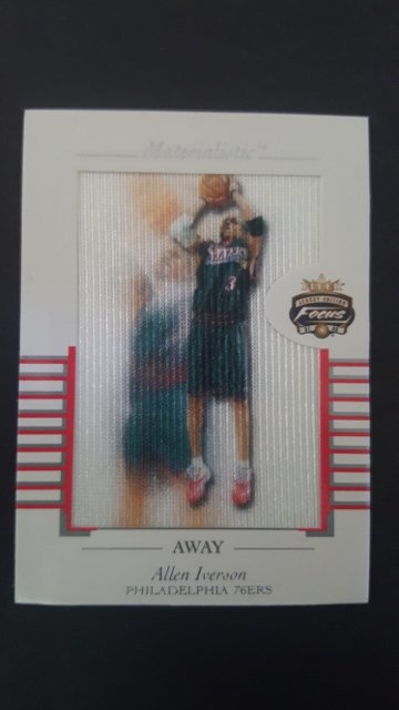 2001-02 Fleer Focus Materialistic Away #6 Allen Iverson (1 of 1)
