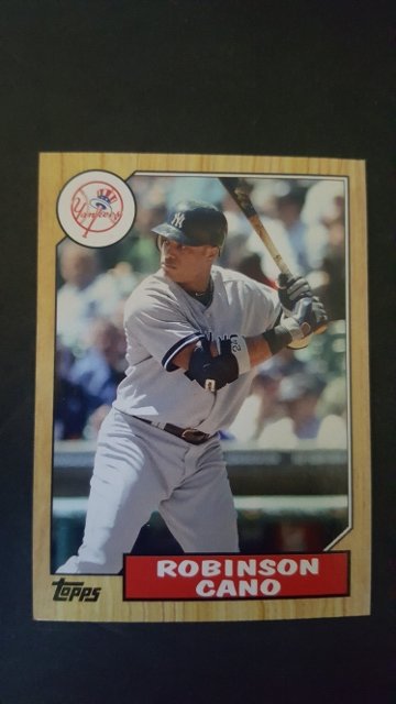 2012 Topps 1987 Topps Minis #TM15 Robinson Cano (1 of 1)