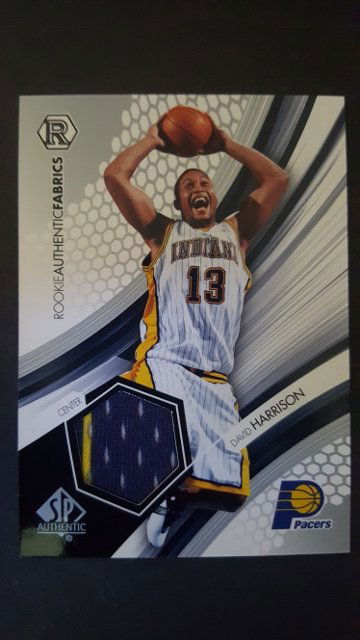 2004-05 SP Authentic Fabrics Rookies #DA David Harrison (1 of 1)