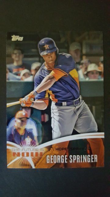2014 Topps The Future is Now #FNGS1 George Springer (1 of 1)