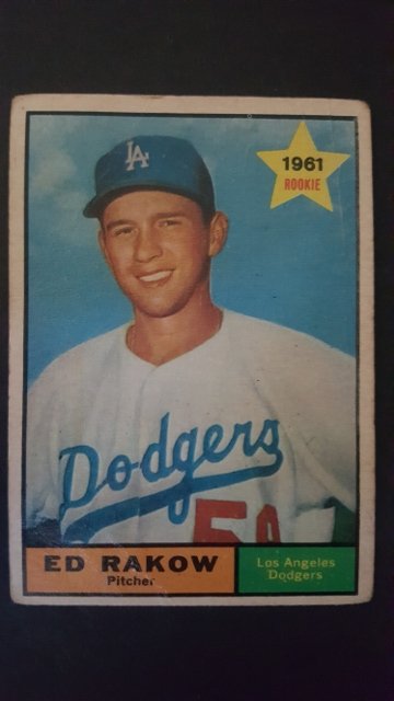 1961 Topps #147 Ed Rakow (1 of 1)