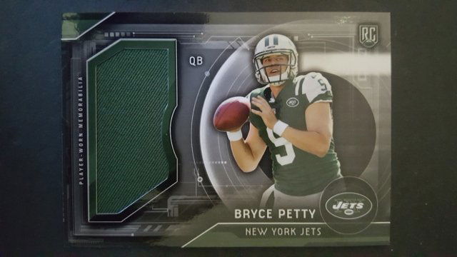 2015 Topps Rookie Jumbo Relics #RJRBP Bryce Petty (1 of 1)