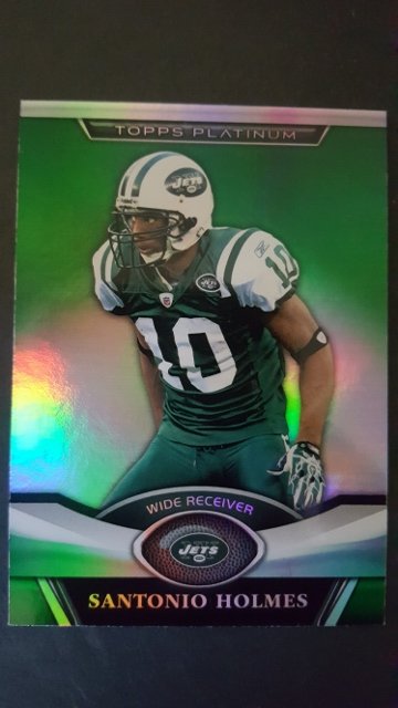 2011 Topps Platinum Green #69 Santonio Holmes (1 of 1)