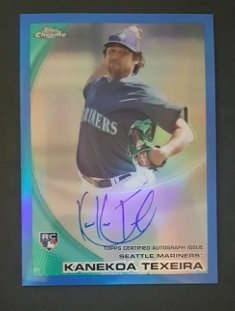 2010 Topps Chrome Rookie Autographs Blue Refractors (1 of 1)