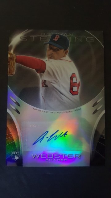2013 Bowman Sterling Rookie Autographs Refractors #AW (1 of 1)