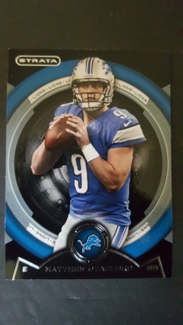 2013 Topps Strata Black Onyx #108 Matthew Stafford (1 of 1)