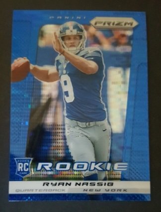 2013 Panini Prizm Prizms Blue Pulsar #281 Ryan Nassib: Mint Condition