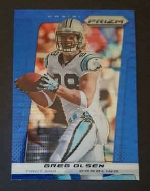 2013 Panini Prizm Prizms Blue Pulsar #138 Greg Olsen: Mint Condition