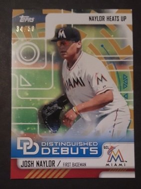 2016 Topps Pro Debut Distinguished Debuts Gold #DD12 (1 of 1)