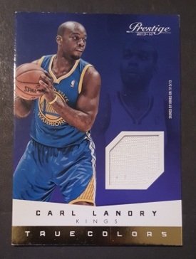 2013-14 Prestige True Colors Materials #45 Carl Landry: NM Condition