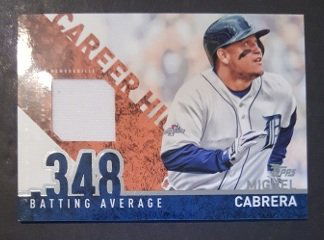 2015 Topps Career High Relics #CRHMC Miguel Cabrera (1 of 1)