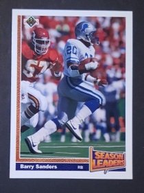 1991 Upper Deck #401 Barry Sanders (1 of 1)