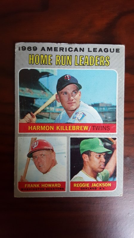 1970 Topps #66 AL Home Run Leaders/Harmon (1 of 1)
