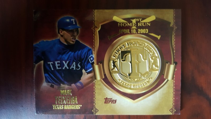 2015 Topps Update First Home Run Medallions #FHRM28 (1 of 1)