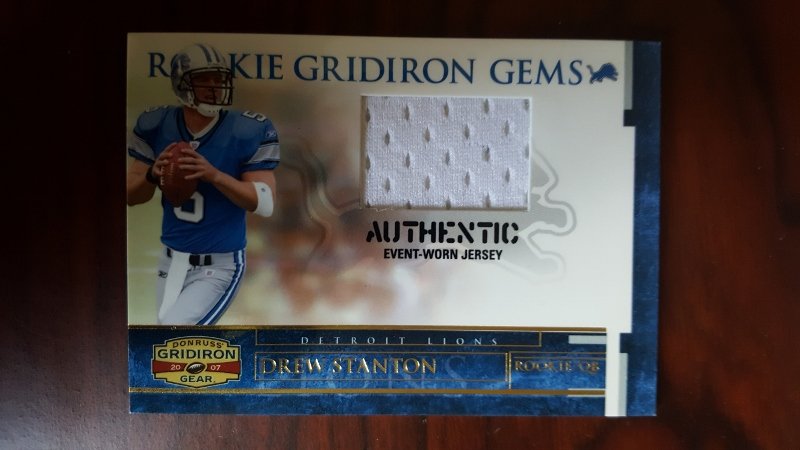 2007 Donruss Gridiron Gear Rookie Jerseys #230 Drew (1 of 1)