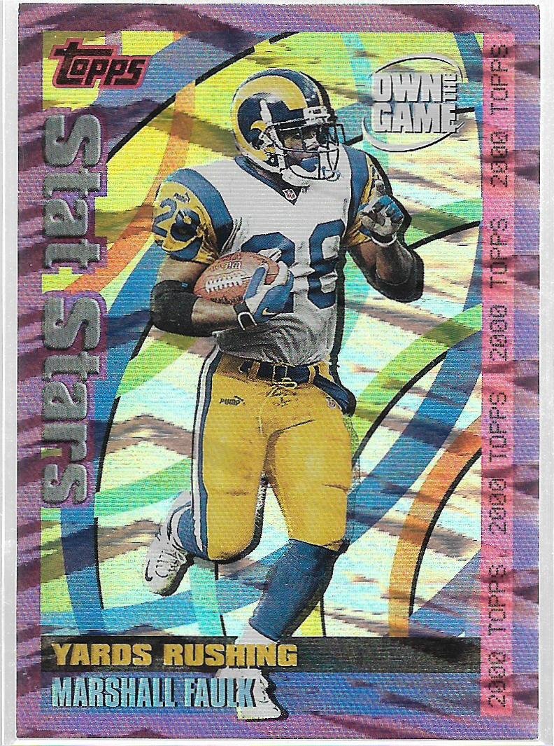 2000 Topps Own the Game #OTG10 Marshall Faulk (1 of 1)