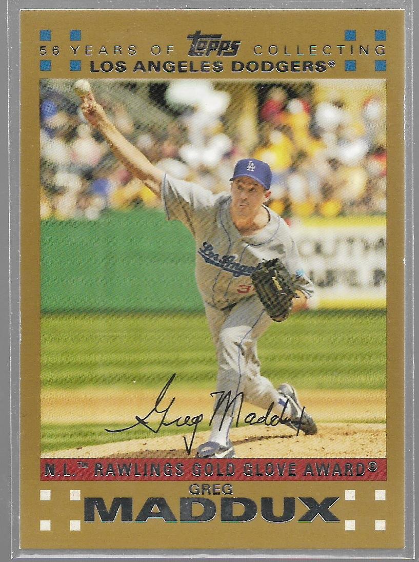 2007 Topps Gold #311 Greg Maddux (1 of 1)
