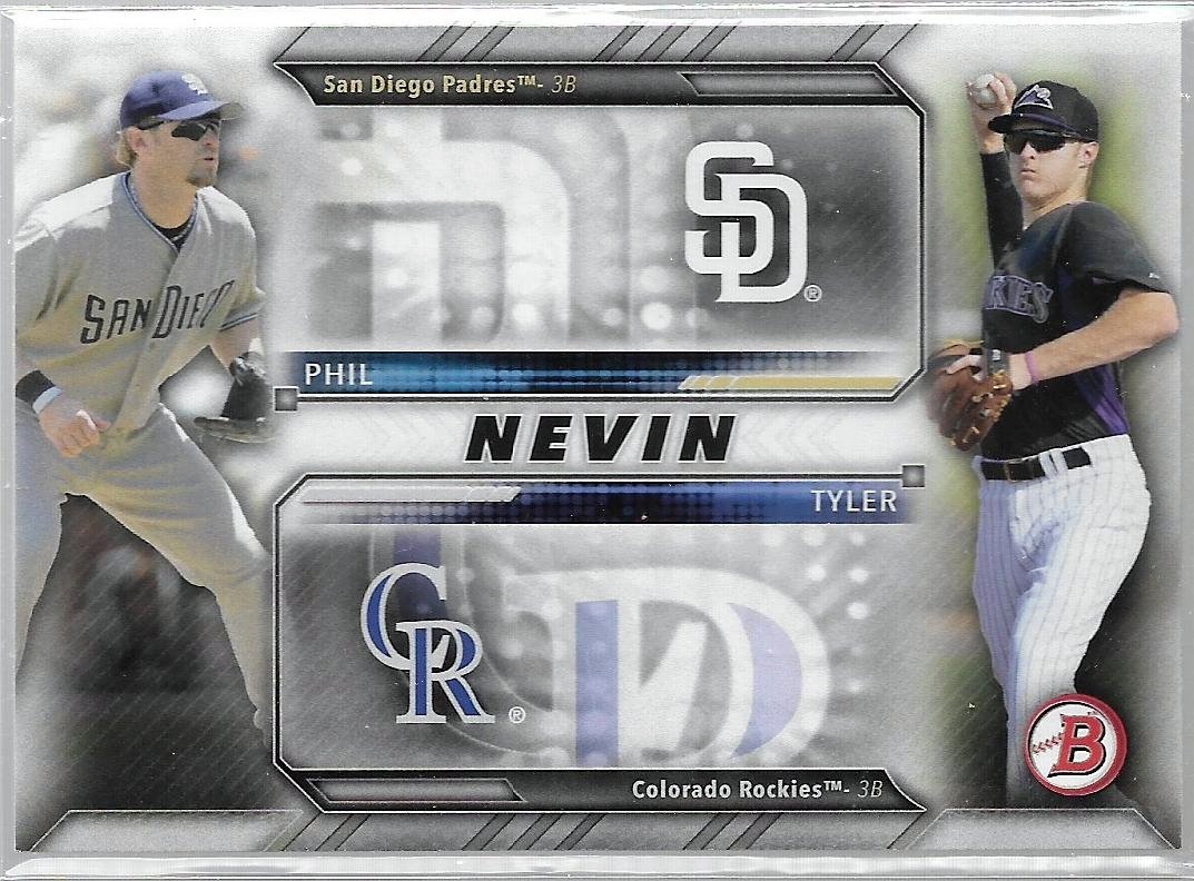 2016 Bowman Family Tree #FTN Phil Nevin/Tyler Nevin: Mint Condition