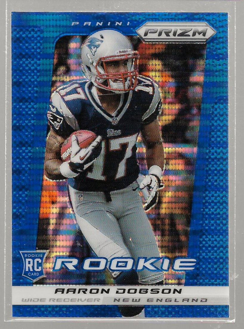 2013 Panini Prizm Prizms Blue Pulsar #201 Aaron Dobson: Mint Condition