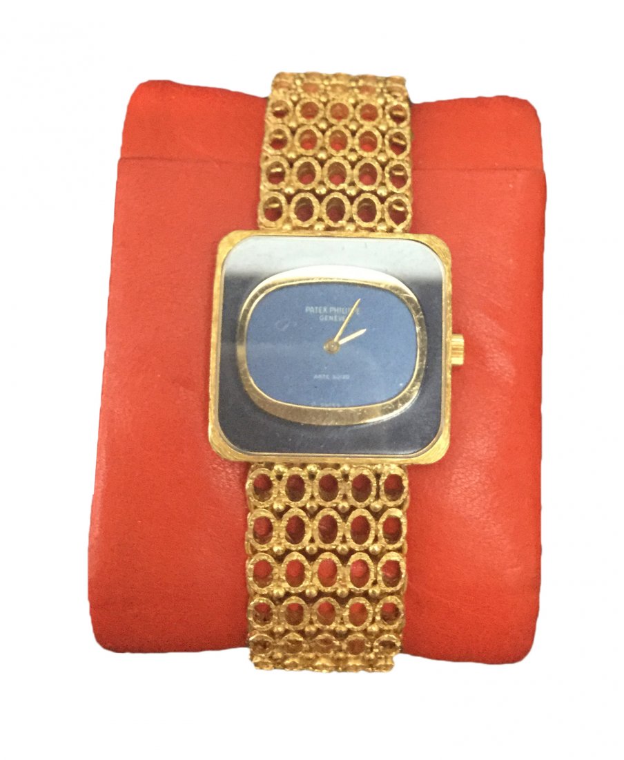 Vintage 18k Gold Square Patek Philippe Watch (1 of 2)