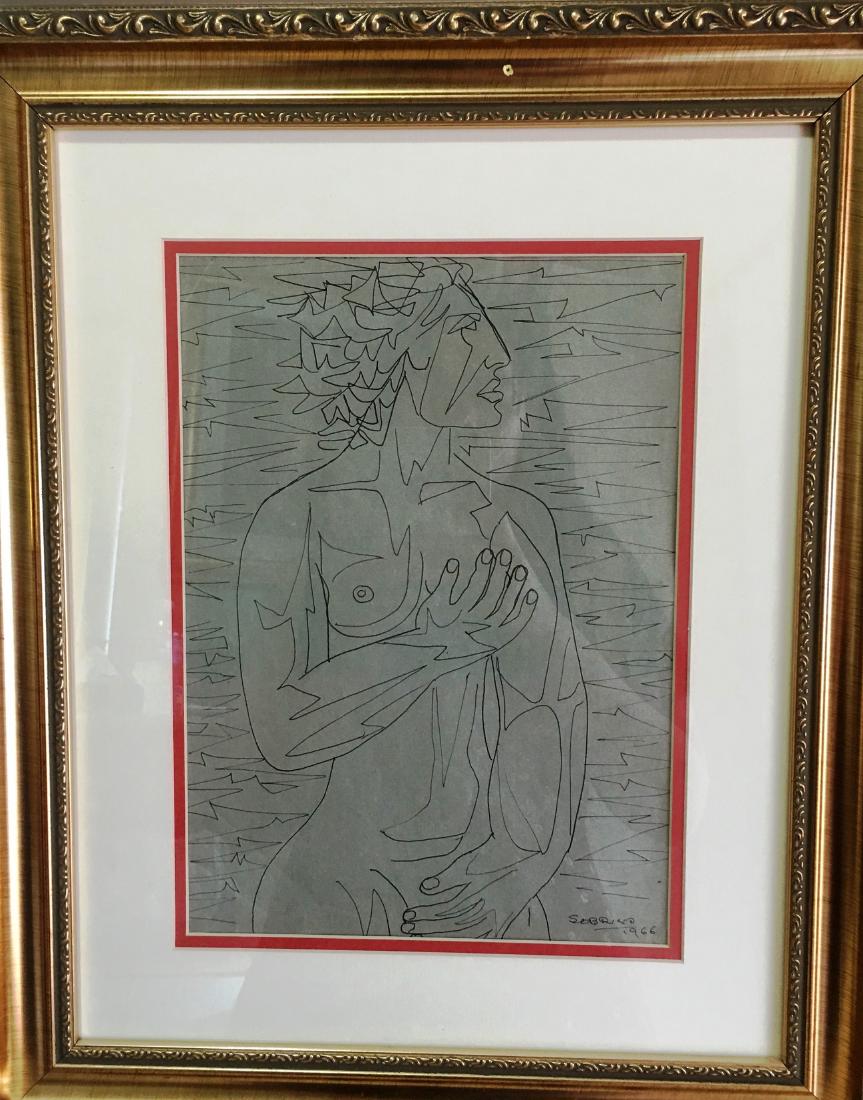 Carlos Sobrino Drawing 1966 (1 of 2)