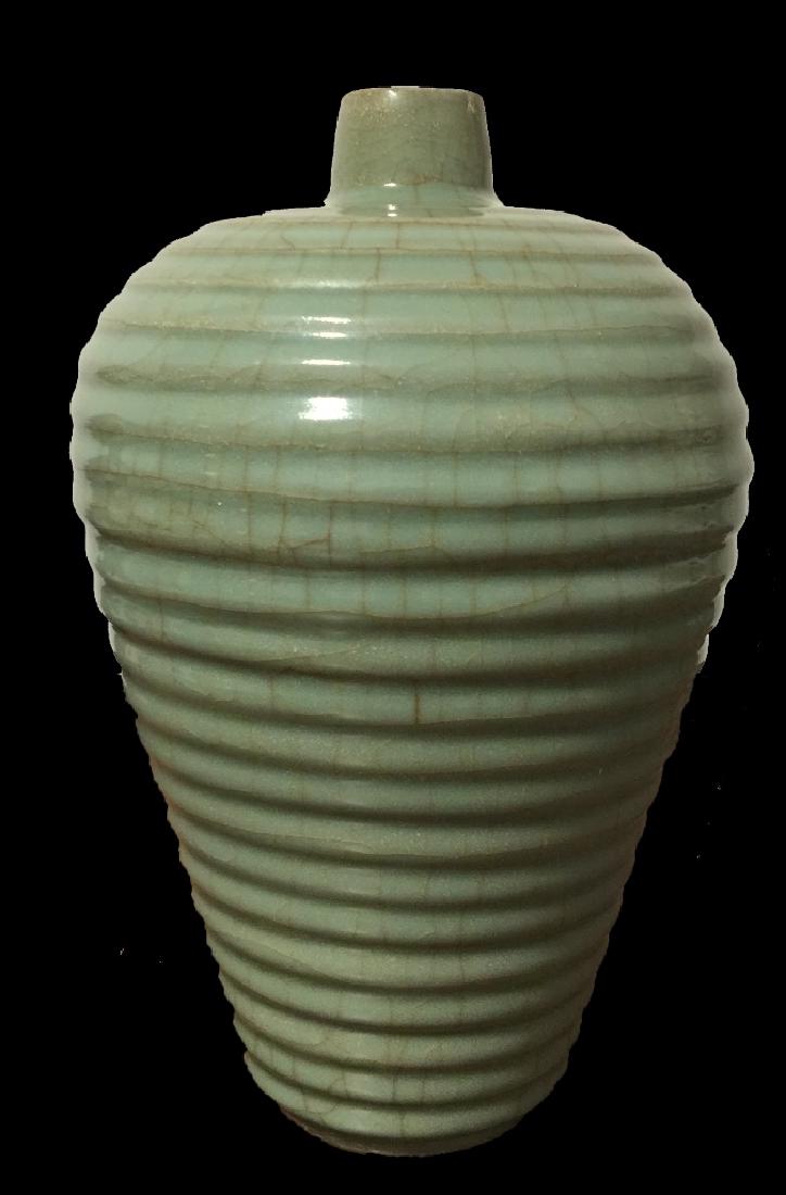 A LONGQUAN-GLAZED VASE , Song Dynasty (1 of 4)