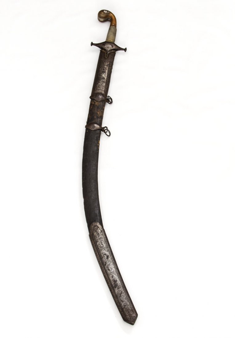 PERSIAN SHAMSHIR SABER, 19TH C. (1 of 10)
